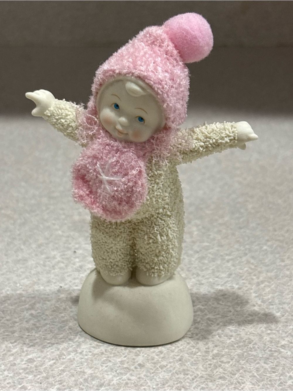 Department 56 Snowbabies Look at me baby girl figurine